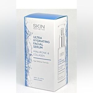 Skin Aesthetics Ultra Hydrating Facial Serum with Hyaluronic & Collagen 1.69 oz